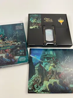 Magic The Gathering Lord of The Rings Aragorn At Helm's Deep Scene Box - Open - Image 1