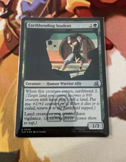 Magic The Gathering TLE Earthbending Student Foil Near Mint - Image 1