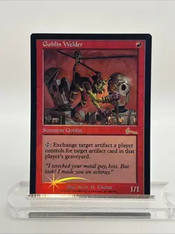 Goblin Welder FOIL Urza’s Legacy 1999 Near Mint Never Played Magic Gathering Mtg - Image 1
