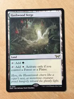 MTG Magic the Gathering Hushwood Verge Duskmourn NM - Image 1