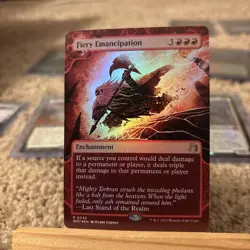Fiery Emancipation Extended Art Foil R0042 MTG(WOT) - Image 1