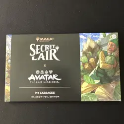 IN HAND Secret Lair x Avatar My Cabbages! Rainbow FOIL Sealed New MTG - Image 1