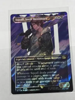 Squall, SeeD Mercenary Borderless Surge Foil FINAL FANTASY Foil #547 - Image 1