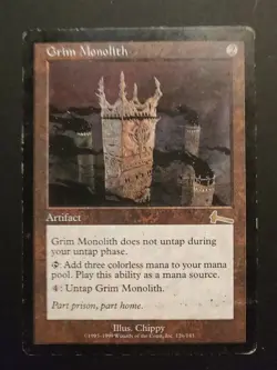 Grim Monolith Urza's Legacy Regular non foil. - Image 1
