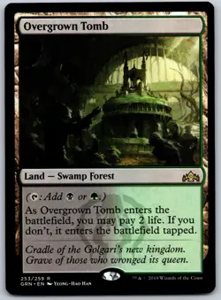 Overgrown Tomb R Guilds of Ravnica 253 NM - Image 1