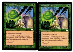 x2 Mwonvuli Ooze - Weatherlight 1997 MTG Green Creature Rare LP - x2 - Image 1