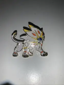 Pokemon Solgaleo 1.5” Enamel Pin Official 2016 Collectors Edition Series - Image 1
