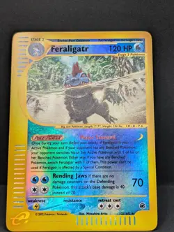 Feraligatr 012/165 Expedition Base Set Reverse Holo Ultra Rare Pokemon TCG LP+ - Image 3