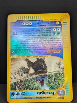 Feraligatr 012/165 Expedition Base Set Reverse Holo Ultra Rare Pokemon TCG LP+ - Image 4