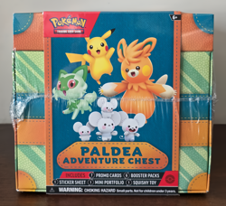 Pokemon TCG Paldea Adventure Chest - Factory Sealed 6 TCG Packs + Promos - Image 1