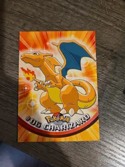 1999 Topps Pokemon TCG Charizard #06 Non-Holo Red Label - Image 1