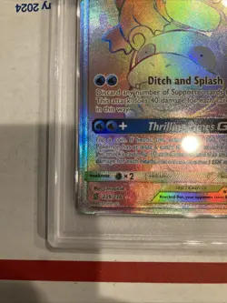 2019 POKEMON SUN & MOON UNIFIED MINDS #239 FULL ART/SLOWPOKE & PSYDUCK GX PSA 10 - Image 5