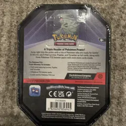 Pokemon Tyranitar Triple Whammy Tin Dragon Back Pokemon Collectors Tin SEALED - Image 2