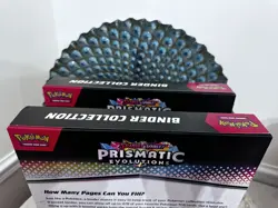Pokemon TCG Prismatic Evolutions Binder Collection Lot of 2! SEALED! - Image 5