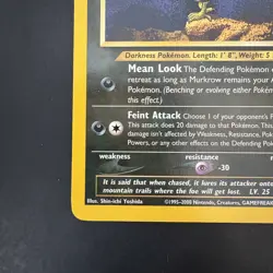 Pokemon Vintage Rare Murkrow Neo Genesis 24/111 WotC NM - Image 4