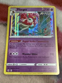 Pokemon - FLORGES - 073/203 - HOLO Sword & Shield: Evolving Skies - Image 1