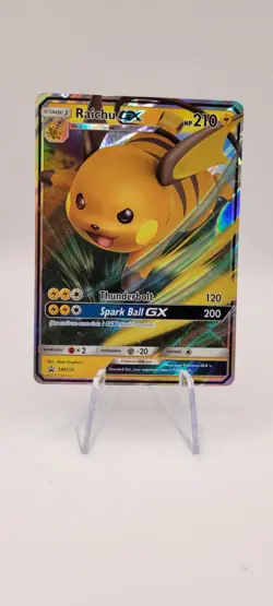 Pokemon TCG Raichu GX SM Black Star Promo SM213 Holo Promo - Image 1