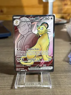 Team Rocket's Persian ex 219/182 Sv10: Destined Rivals Holo Pokemon TCG NM - Image 1