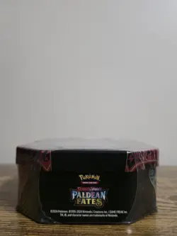 Pokemon TCG: Scarlet & Violet-Paldean Fates Tin (Shiny Charizard ex) Sealed - Image 5
