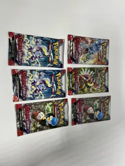 Pokemon TCG Scarlet and Violet Base Booster Pack Lot Of 6 - Image 1