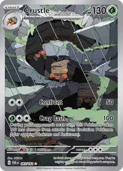 Crustle - 183/182 - Paradox Rift - Pokemon TCG - NM - HOLO - Image 1