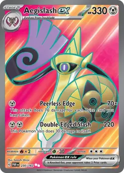 Aegislash ex - 230/182 - Paradox Rift - Pokemon TCG - LP - Full Art - HOLO - Image 1