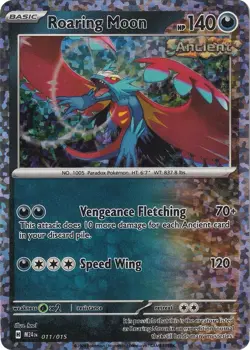 Roaring Moon - 011/015 - McDonald's Promos 2024 - Pokemon TCG - LP - HOLO - Image 1