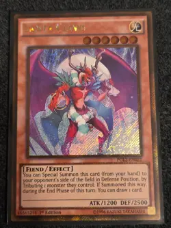 Yugioh Santa Claws PGL2-EN021 Gold Secret Rare 1st Ed NM - Image 1