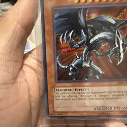 Yu-Gi-Oh Red-Eyes Black Metal Dragon FMR-001 Prismatic Secret Rare Near Mint - Image 5