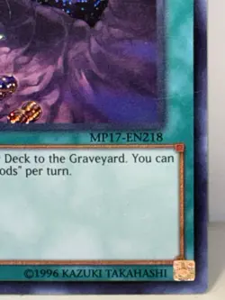 Foolish Burial Goods - 1st Edition - Secret Rare - MP17-EN218 NM Yugioh TCG - Image 4