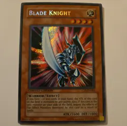 Blade Knight CT1-EN002 Secret Rare Limited Edition Vintage Yu-Gi-Oh NM - Image 1