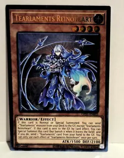 Tearlaments Reinoheart Ultimate Rare OP21 EN002 Yu-Gi-Oh NM - Image 1