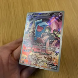 Team Rocket's Wobuffet SVP 203 Destined Rivals ETB Black Star Promo Pokemon Card - Image 5
