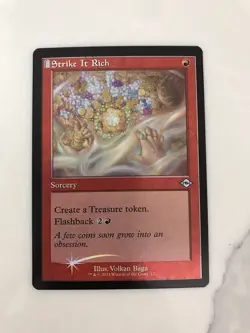 Strike It Rich Foil Retro Frame MTG Magic the Gathering Card NM Mint Modern MH2 - Image 1
