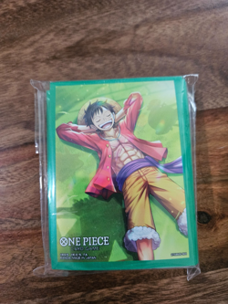 ONE PIECE TCG Official Card Sleeves ST21 EX Deck Monkey Luffy - 70 Ct - Image 1