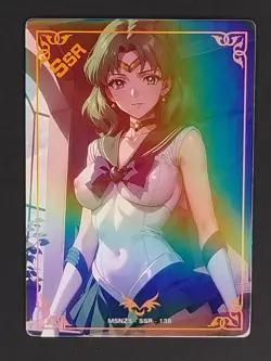 Sailor Jupiter Makoto Kino Sailor Moon Goddess Story Waifu Anime Card SSR - Image 1
