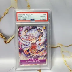 Monkey D Luffy Gear 5 P-041 Parallel PROMO One Piece Day 23 Giveaway Card PSA 10 - Image 1