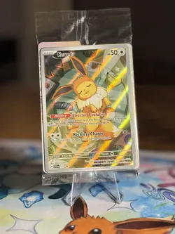 SEALED Eevee 173 Prismatic Evolutions SVP Black Star Promo Pokemon Card MINT!! - Image 1