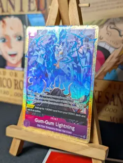 Gum Gum Lightning OP09-077 One Piece Promo Premium Card Best Selection Vol. 4 NM - Image 2