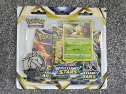 Brilliant Stars 3 Booster Pack Blister Leafeon Pokemon Card TCG Brand New Sealed - Image 1
