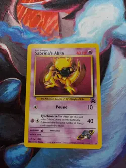 Sabrina’s Abra - Pokemon TCG Black Star Promo #63 - LP - Image 1