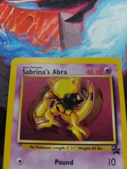Sabrina’s Abra - Pokemon TCG Black Star Promo #63 - LP - Image 4