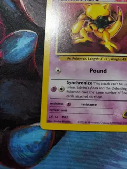 Sabrina’s Abra - Pokemon TCG Black Star Promo #63 - LP - Image 5
