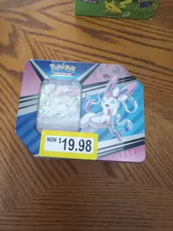 Pokemon Sylveon V Heroes Tin 5 Booster Pack Trading Card Game Factory Sealed - Image 1
