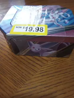 Pokemon Sylveon V Heroes Tin 5 Booster Pack Trading Card Game Factory Sealed - Image 5