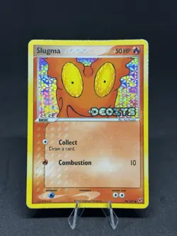 Pokemon Slugma 74/107 Deoxys Reverse Holo Stamped - Image 1