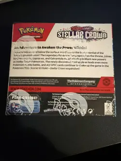 Pokemon Stellar Crown Booster Box (Factory Sealed ) - Image 4