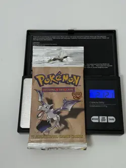 Aerodactyl 1999 Pokemon Fossil Set Booster Pack 21.21g FACTORY SEALED HEAVYU! - Image 1