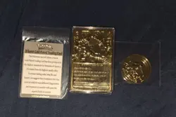 Pokemon 23 Karat Gold Plated Charizard, Certificate Of Authenticity, Gold Coin - Image 2