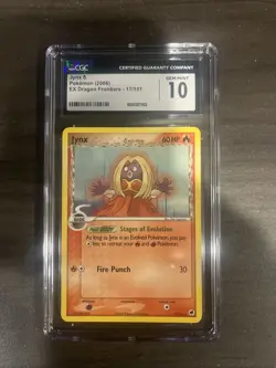 Jynx 17/101 Rare (Delta) - CGC Gem Mint 10 - EX Dragon Frontiers - Pokemon TCG - Image 1